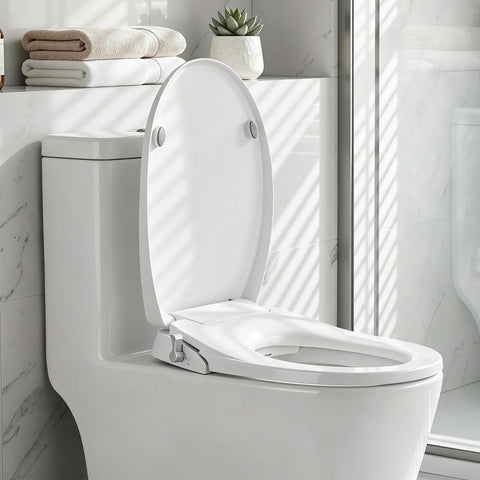 Cefito Non Electric Bidet Toilet Seat O-Shape Dual Nozzle Soft Close WaterMark DIY - SuperSaverAU - view 1