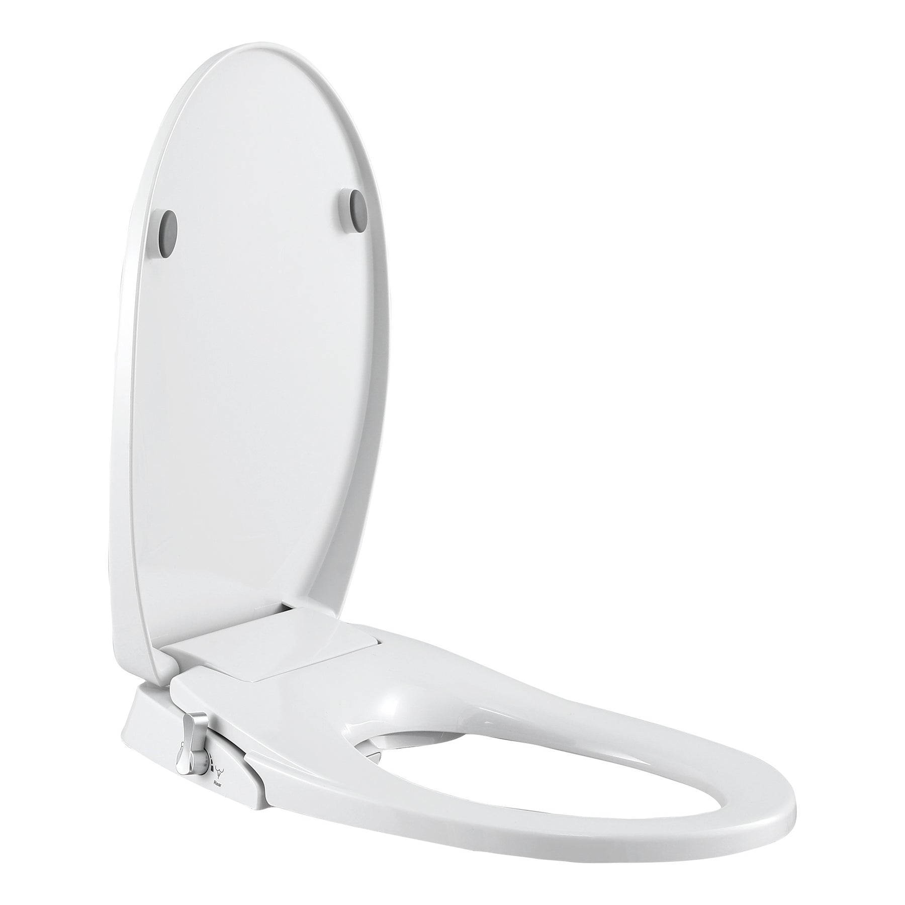 Cefito Non Electric Bidet Toilet Seat O-Shape Dual Nozzle Soft Close WaterMark DIY - SuperSaverAU - view 2