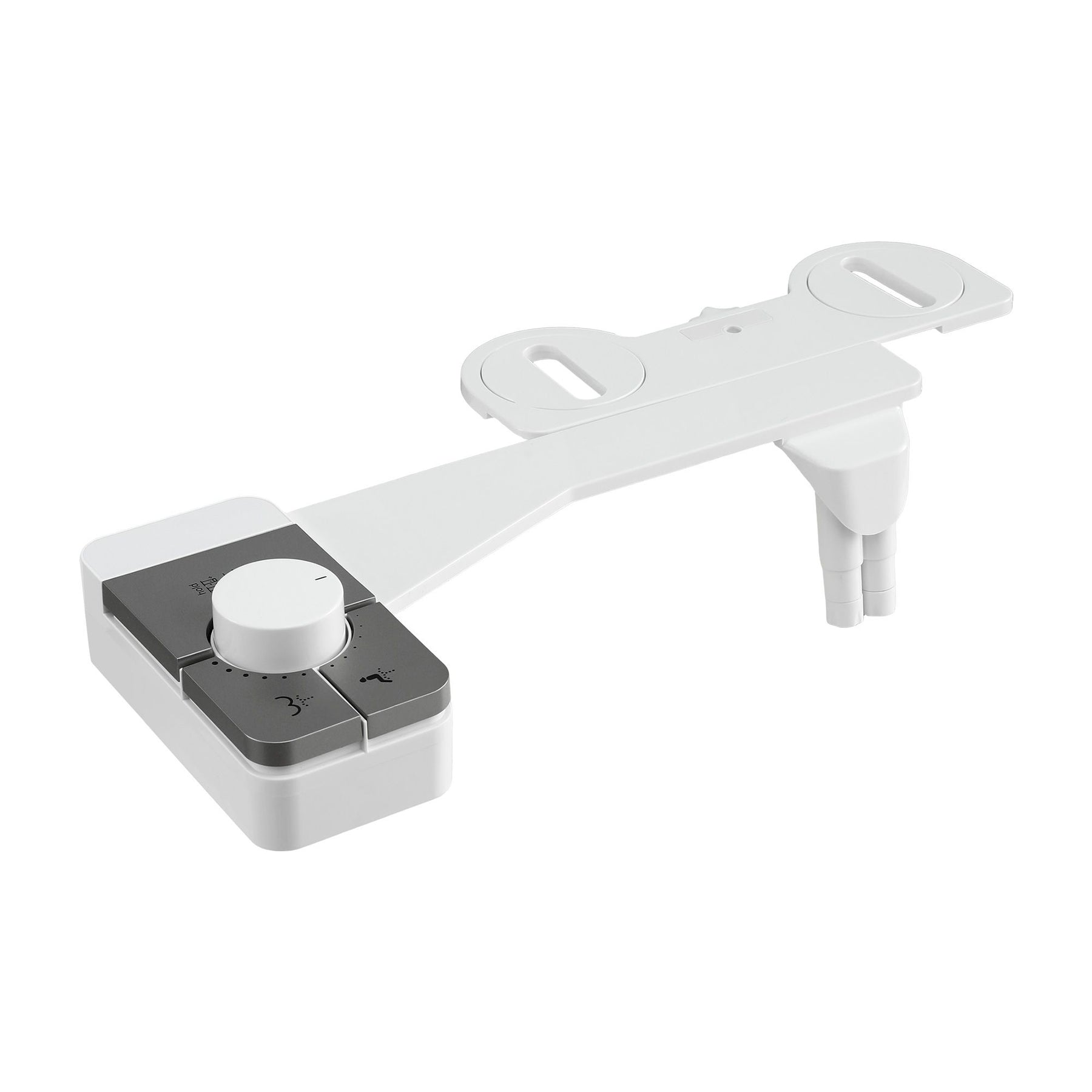 Cefito Non-Electric Ultra-Slim Bidet Attachment Detachable Bidet with Dual Nozzle Frontal & Rear Wash Adjustable Water Pressure Cold Water Toilet Bide - SuperSaverAU - view 2