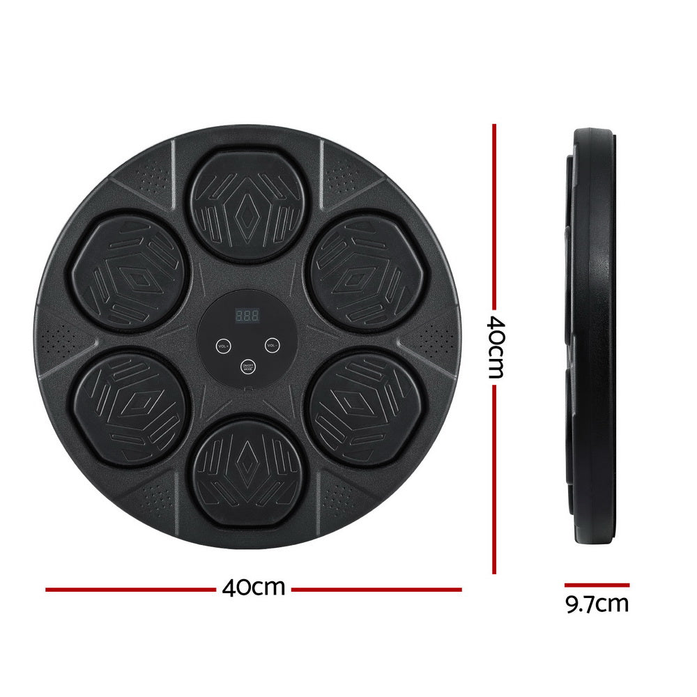 Everfit Boxing Machine Wall-Mounted with Bluetooth, LED Display & Gloves, D:40CM - SuperSaverAU - view 2