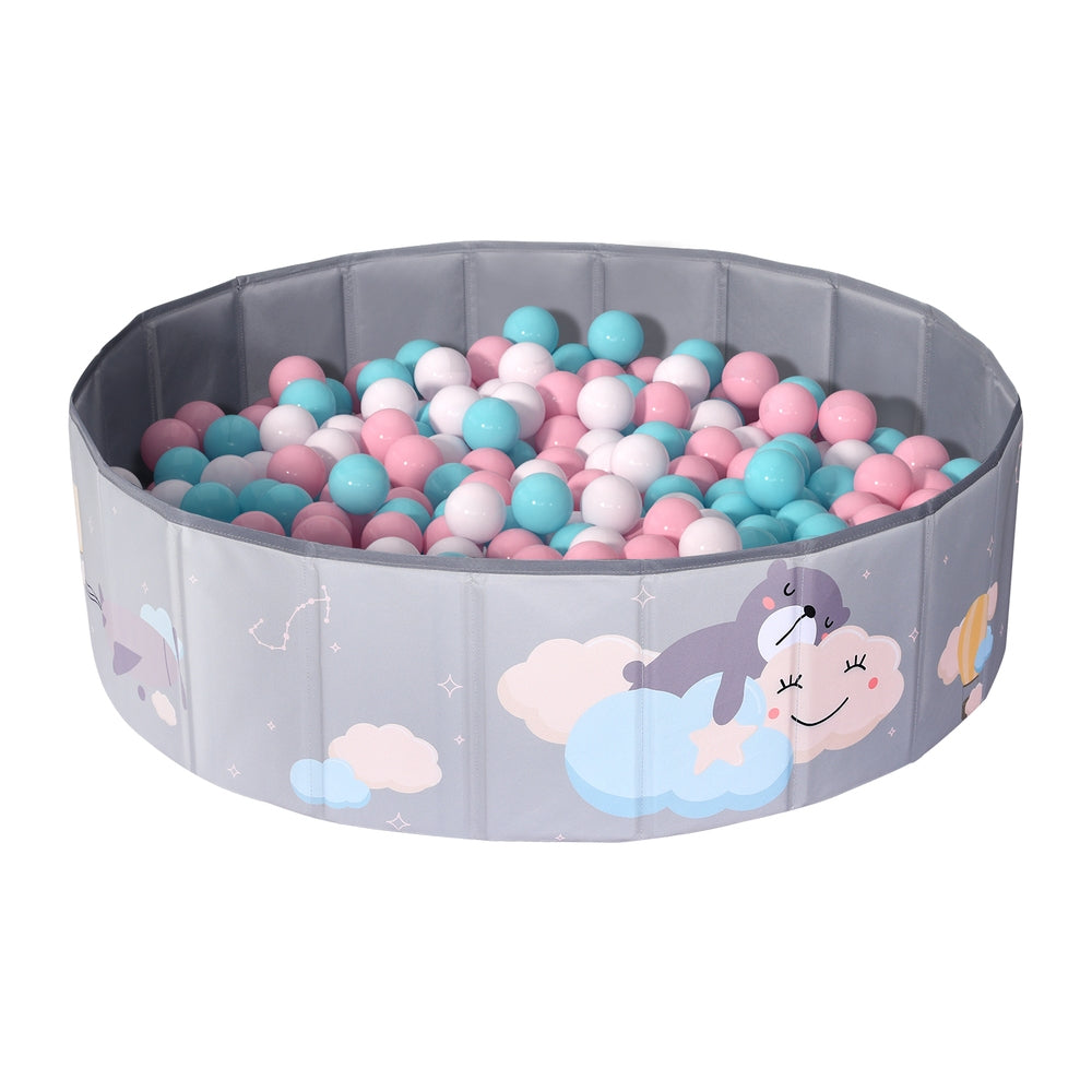 Keezi Kids Ball Pool Pit Toddler Ocean Play Foldable Child Playhouse Storage Bag - SuperSaverAU - view 1