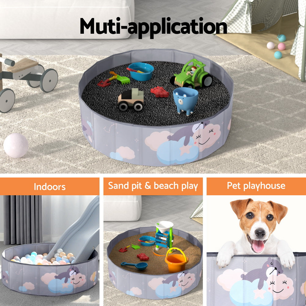 Keezi Kids Ball Pool Pit Toddler Ocean Play Foldable Child Playhouse Storage Bag - SuperSaverAU - view 5