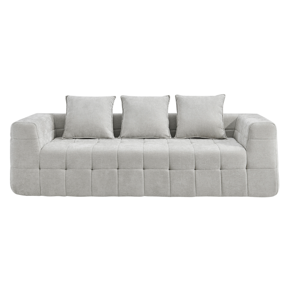 Brosa Cloud 3 Seater Compressed Sofa (Grey)