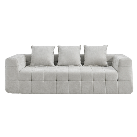Brosa Cloud 3 Seater Compressed Sofa (Grey)