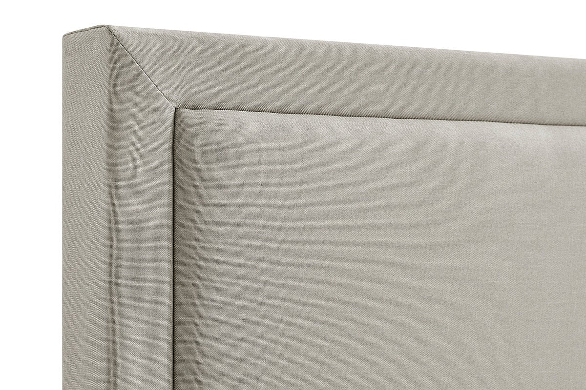 Brosa Erisen Storage Bed Frame with Drawers & Tall Headboard (Grey, Double)
