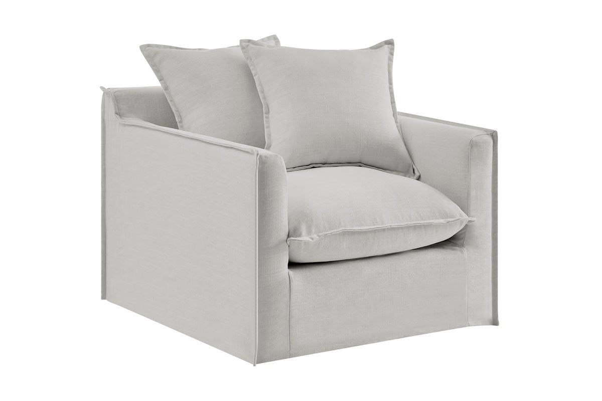 Brosa Palermo Armchair - Cloud Grey - SuperSaverAU - view 4