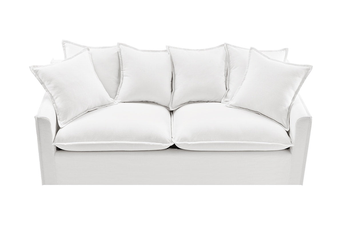 Brosa Palermo 3 Seater Sofa Bed (White)