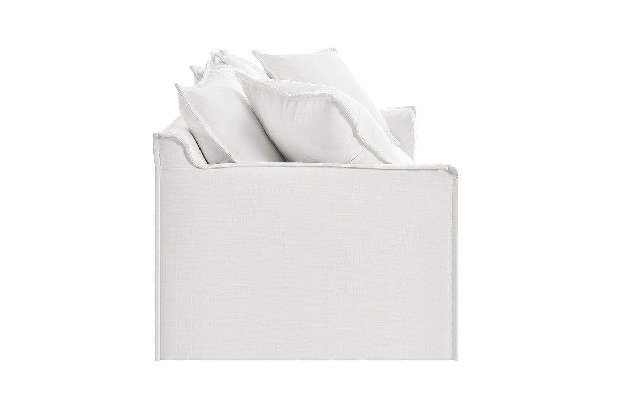 Brosa Palermo 3 Seater Sofa Bed (White)