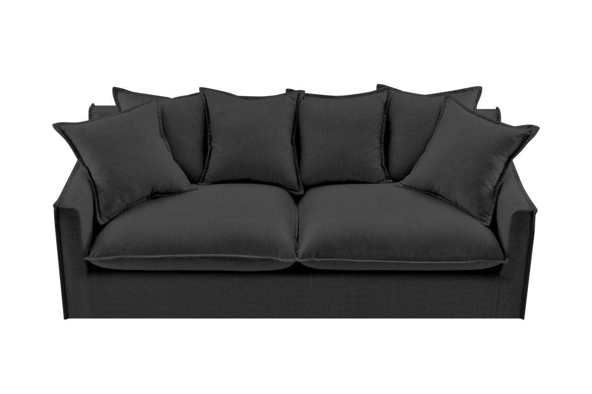 Brosa Palermo 3 Seater Sofa (Night Black)