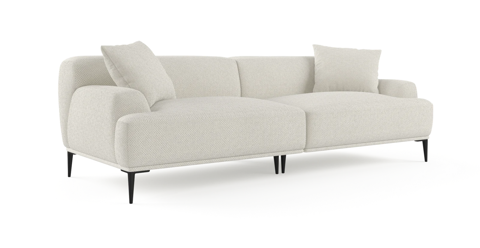 Brosa Seta 4 Seater Sofa (Seashell White)