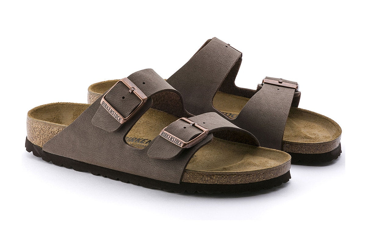 Birkenstock Arizona Birkibuc Sandals (Mocca, Size 36 EU)