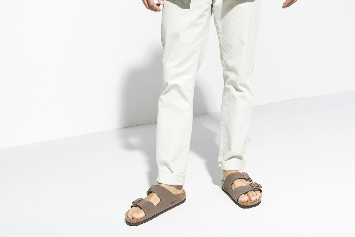 Birkenstock Arizona Birkibuc Sandals (Mocca, Size 36 EU)