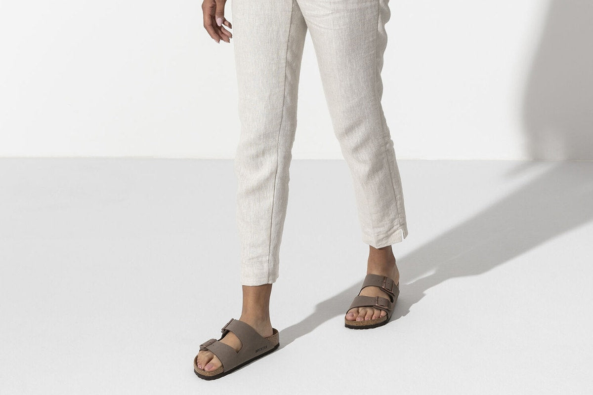 Birkenstock Arizona Birkibuc Sandals (Mocca, Size 36 EU)