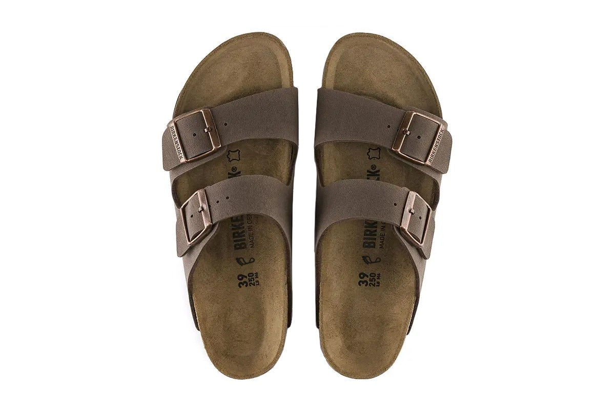 Birkenstock Arizona Birkibuc Sandals (Mocca, Size 36 EU)