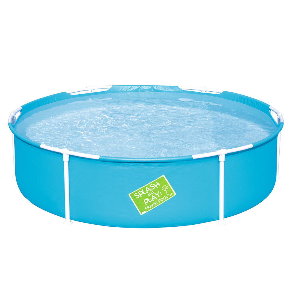 Bestway Kids Swimming Pool 152cm Round Steel Frame 580L Water Capacity - SuperSaverAU - view 1