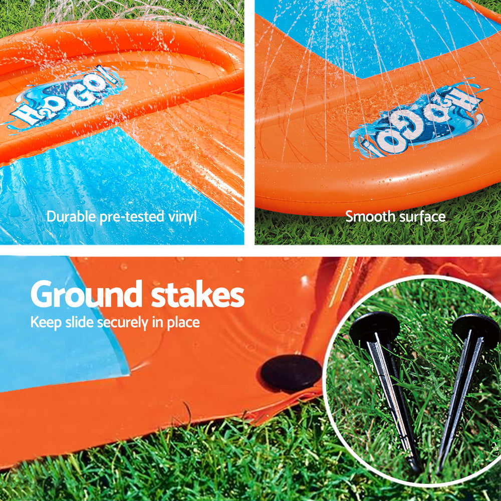 Bestway Inflatable Water Slide 4.88m with Dual Slides, Water Jets & Wet Pool - SuperSaverAU - view 6