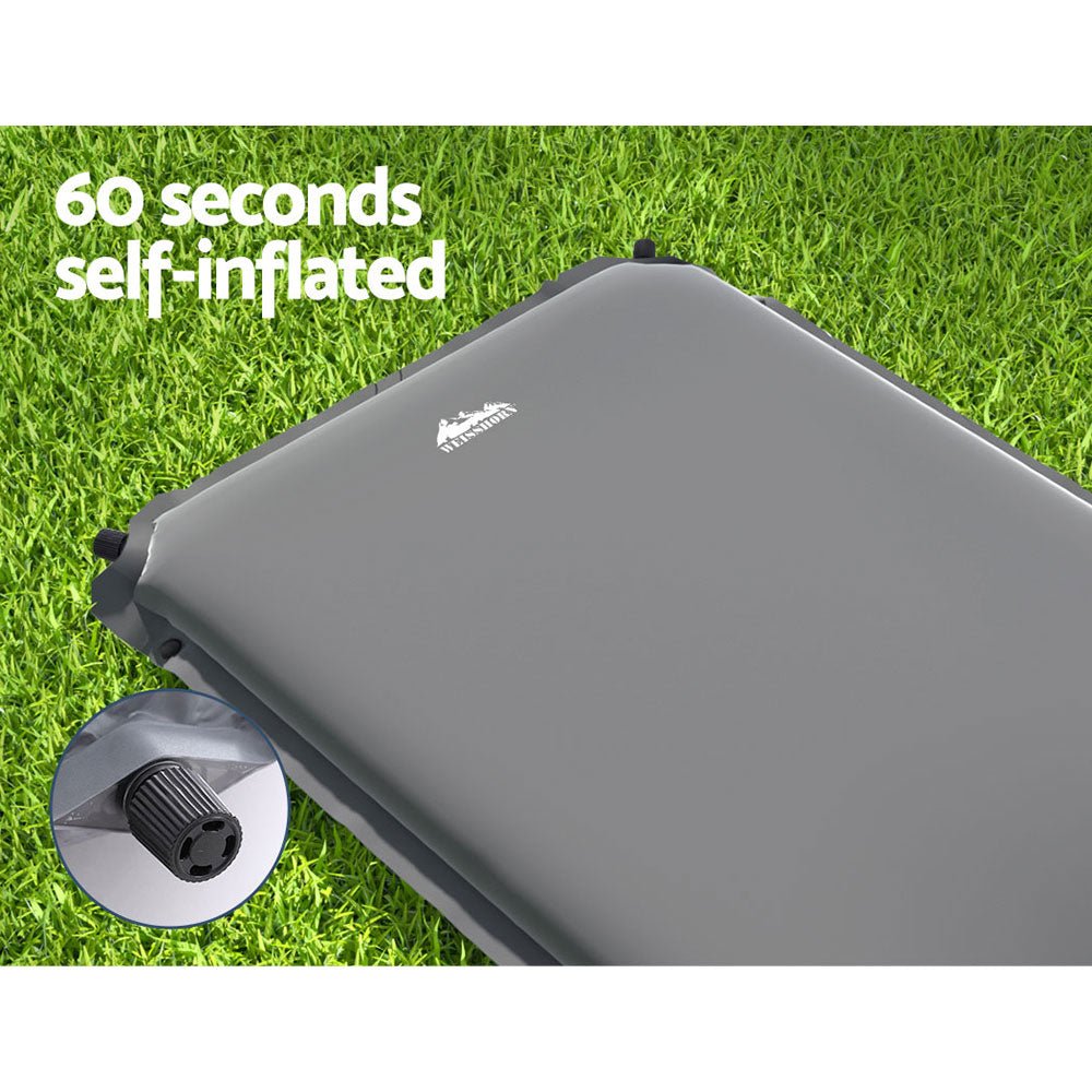 Weisshorn Self-Inflating Mat 189x66x6cm, Durable, Water-Resistant, 60s Inflate - SuperSaverAU - view 3