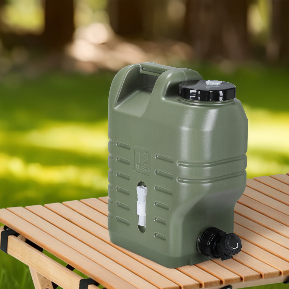 Weisshorn 12L Water Container - Food Grade PE, Adjustable Faucet, Easy Carry - SuperSaverAU - view 5
