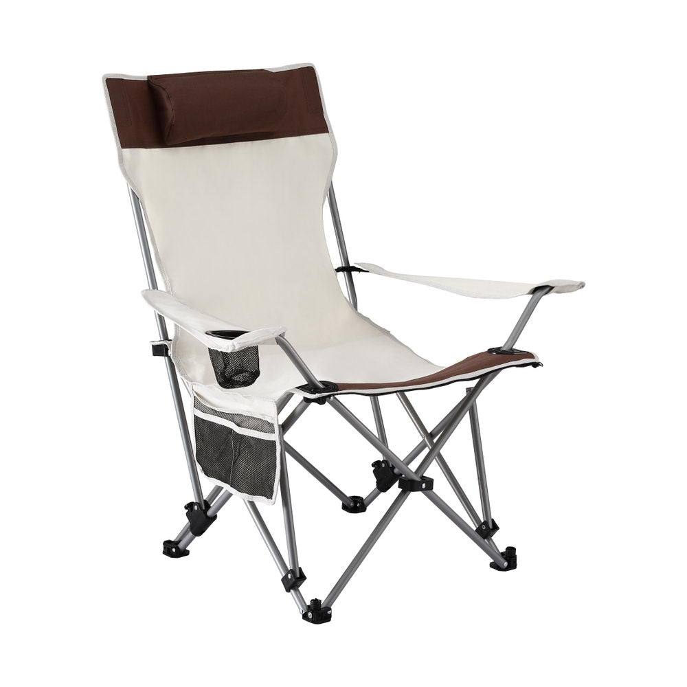 Weisshorn Camping Chair Reclining Adjustable Portable Outdoor Folding Lightweight - SuperSaverAU - view 3
