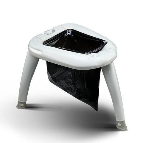 Weisshorn Portable Folding Camping Toilet 120kg Capacity with Anti-Slip Legs - SuperSaverAU - view 1