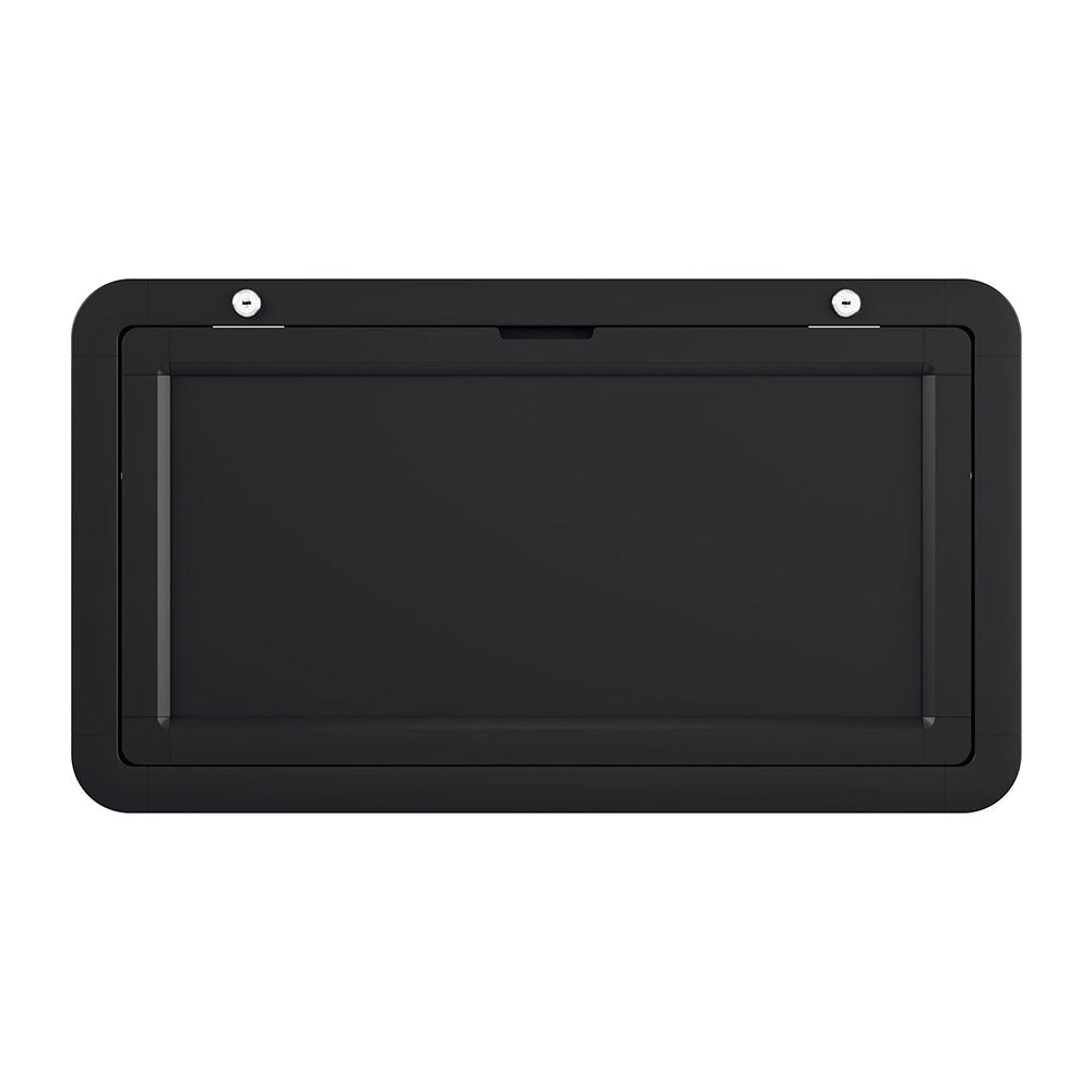 Weisshorn Caravan Table 800 x 450mm Folding Lockable Aluminium Black - SuperSaverAU - view 3