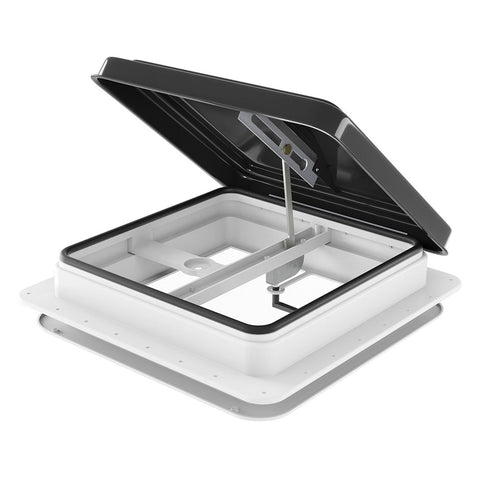 Weisshorn Caravan Roof Vent 350x350mm Black - Low Noise, Insect-Proof, All-Weather - SuperSaverAU - view 1