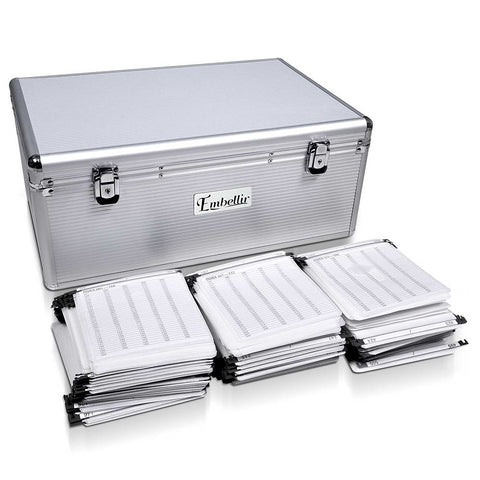 Embellir Aluminium CD Storage Case Box 500 Disks with Locks & Velvet Lining - SuperSaverAU - view 1