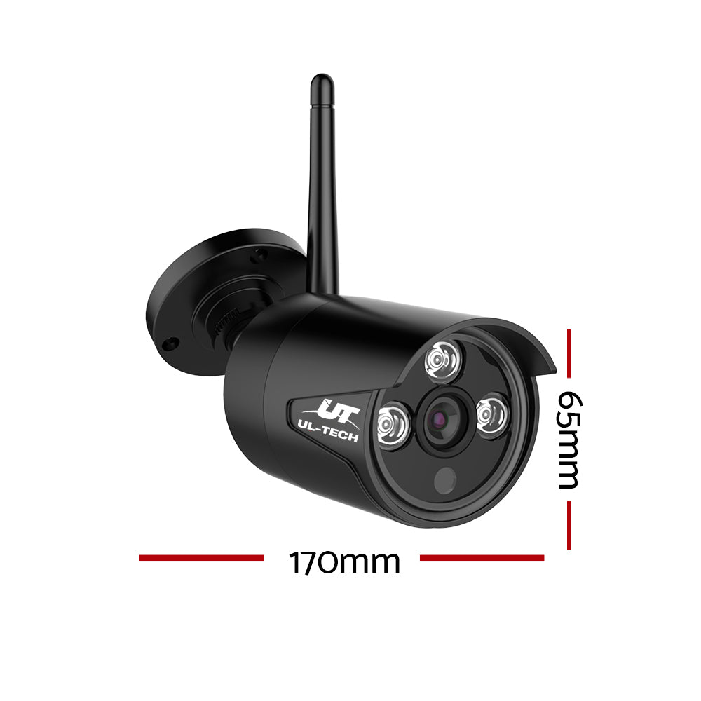UL-tech Wireless CCTV 3MP 2 Cameras Bullet - SuperSaverAU - view 2