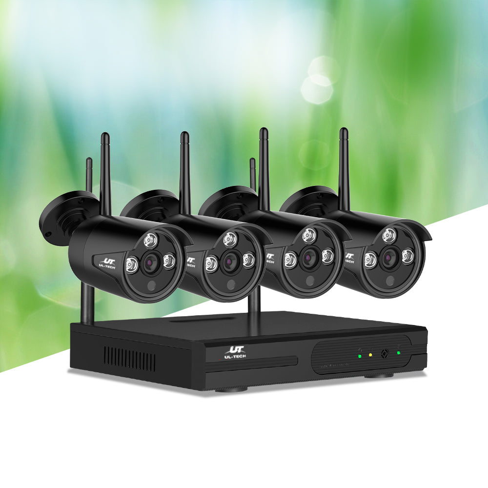 UL-tech Wireless CCTV Security System 8CH NVR 3MP 4 Bullet Cameras - SuperSaverAU - view 8