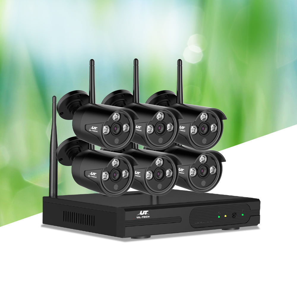 UL-tech Wireless CCTV Security System 8CH NVR 3MP 6 Bullet Cameras - SuperSaverAU - view 8