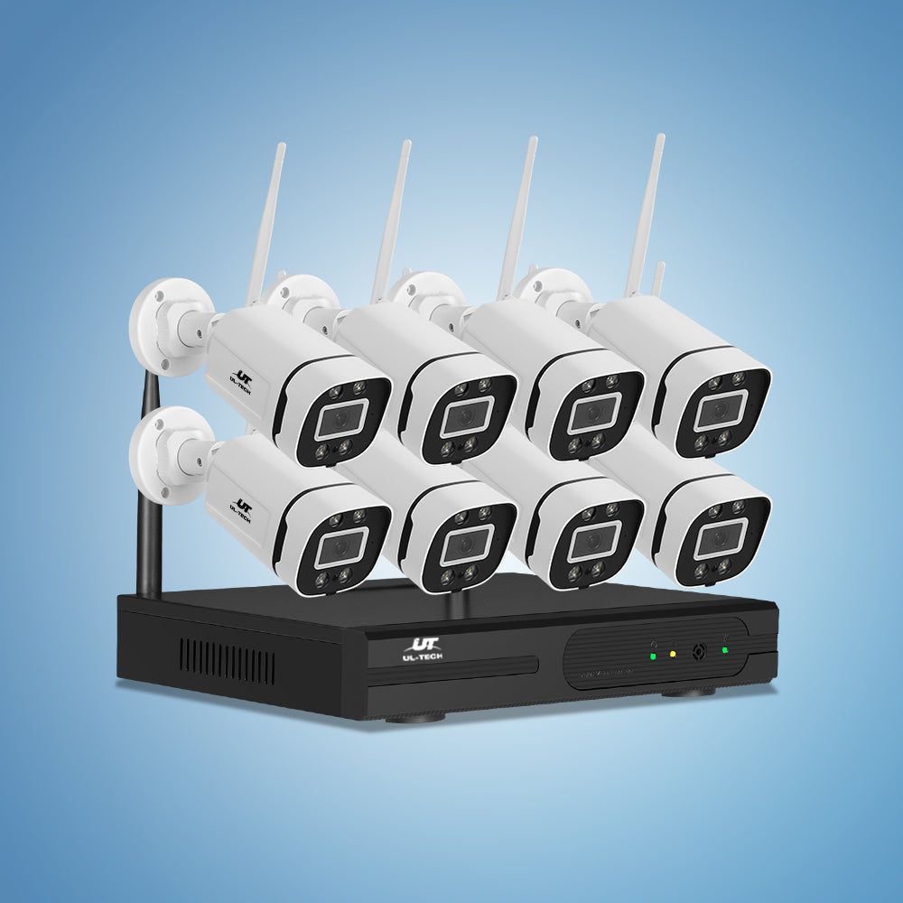 UL-tech Wireless Security Camera System 8CH NVR 3MP with Night Vision & Two-Way Audio - SuperSaverAU - view 8