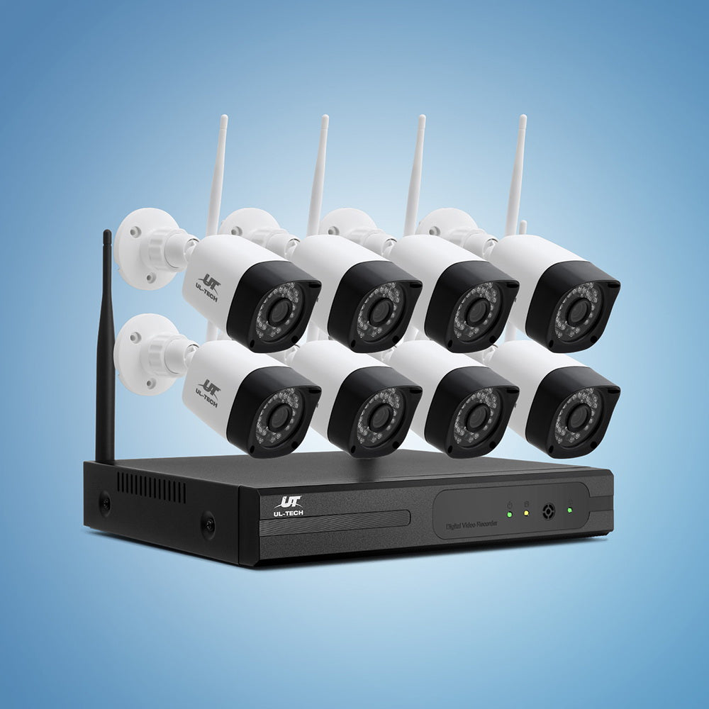 UL-tech 3MP Wireless CCTV 8CH 8 Square Camera - SuperSaverAU - view 7