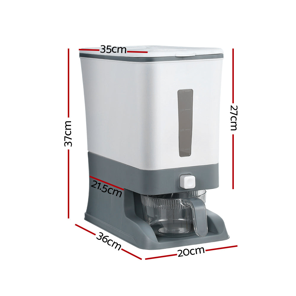 5-star Chef Cereal Dispenser 12KG - Moisture-Proof, Dust-Proof, Easy Dispensing - SuperSaverAU - view 2