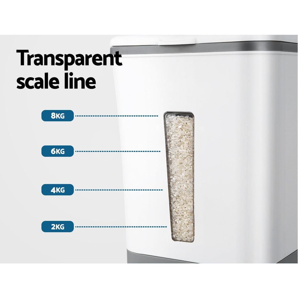 5-star Chef Cereal Dispenser 12KG - Moisture-Proof, Dust-Proof, Easy Dispensing - SuperSaverAU - view 5