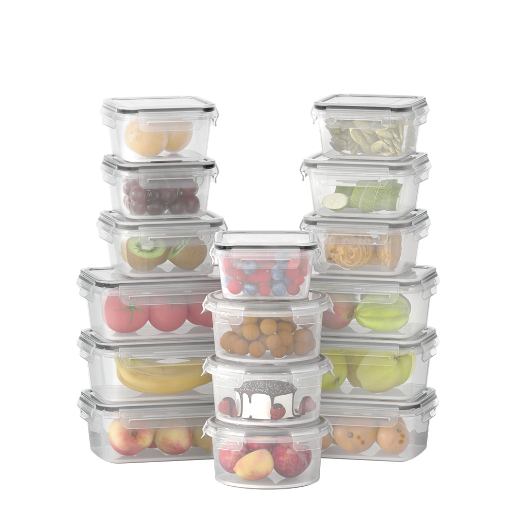 5-star Chef 16-piece BPA-Free Food Storage Container Set, Airtight & Stackable - SuperSaverAU - view 1