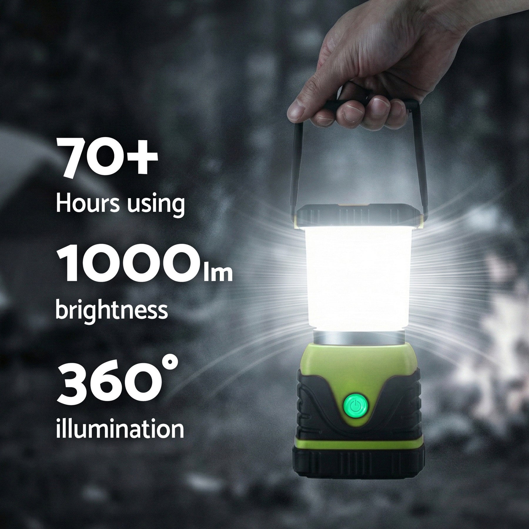 Weisshorn LED Camping Lanterns 1000LM - 2 Pack