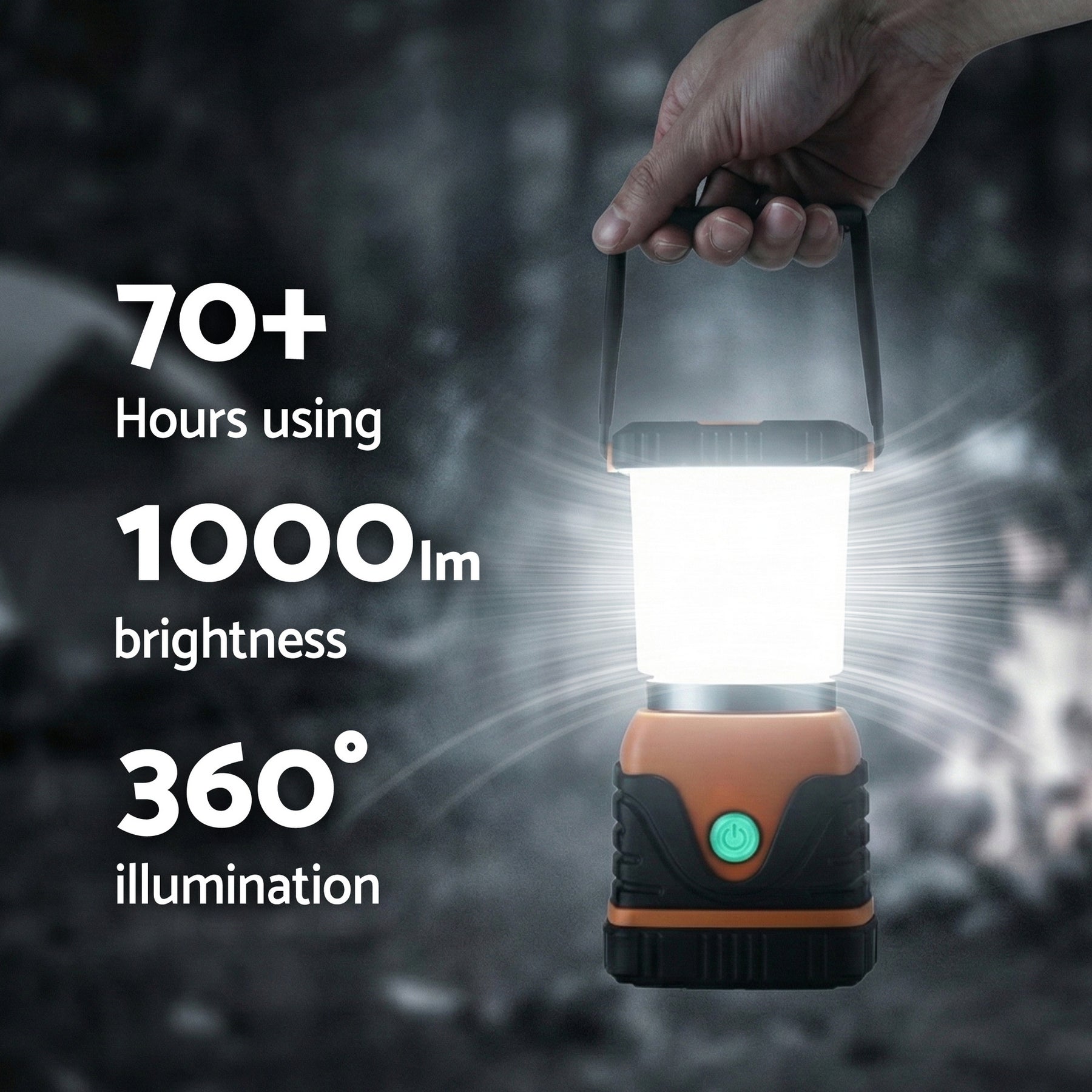 Weisshorn LED Camping Lanterns 1000LM - 2 Pack
