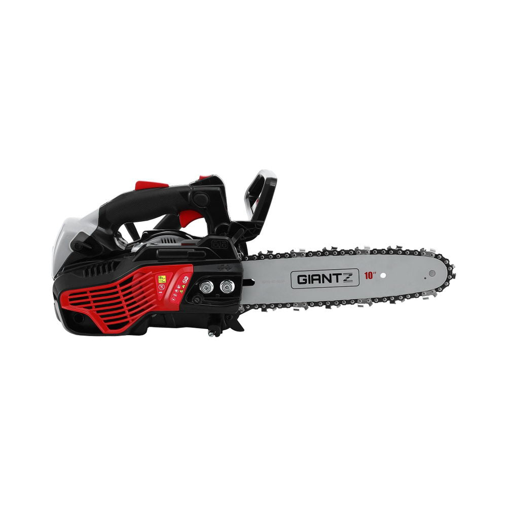 Giantz 25CC Petrol Chainsaw 10'' Bar Lightweight for Pruning & Cutting - SuperSaverAU - view 3