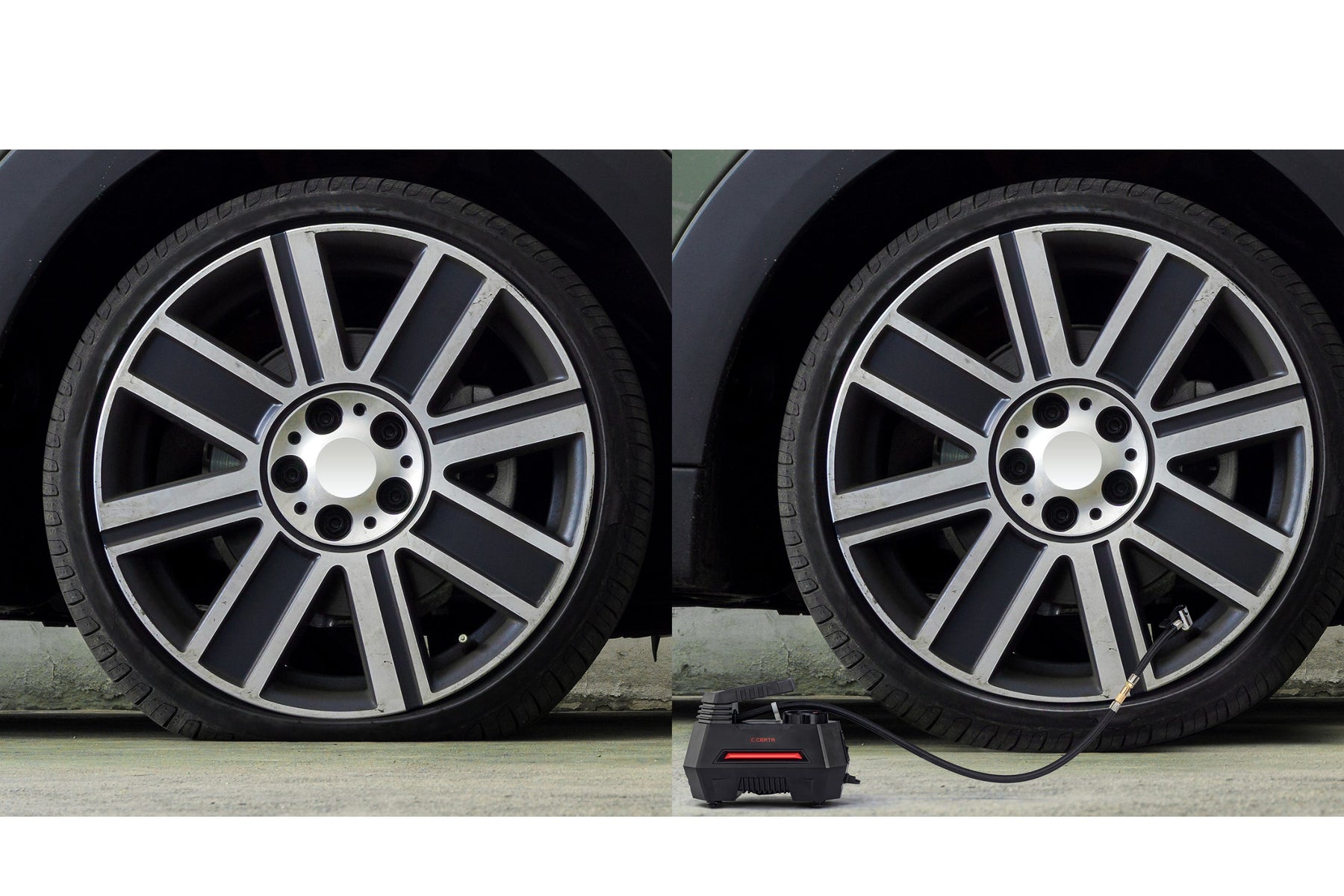 Certa Portable Air Compressor Pump Tyre Inflator - SuperSaverAU - view 6