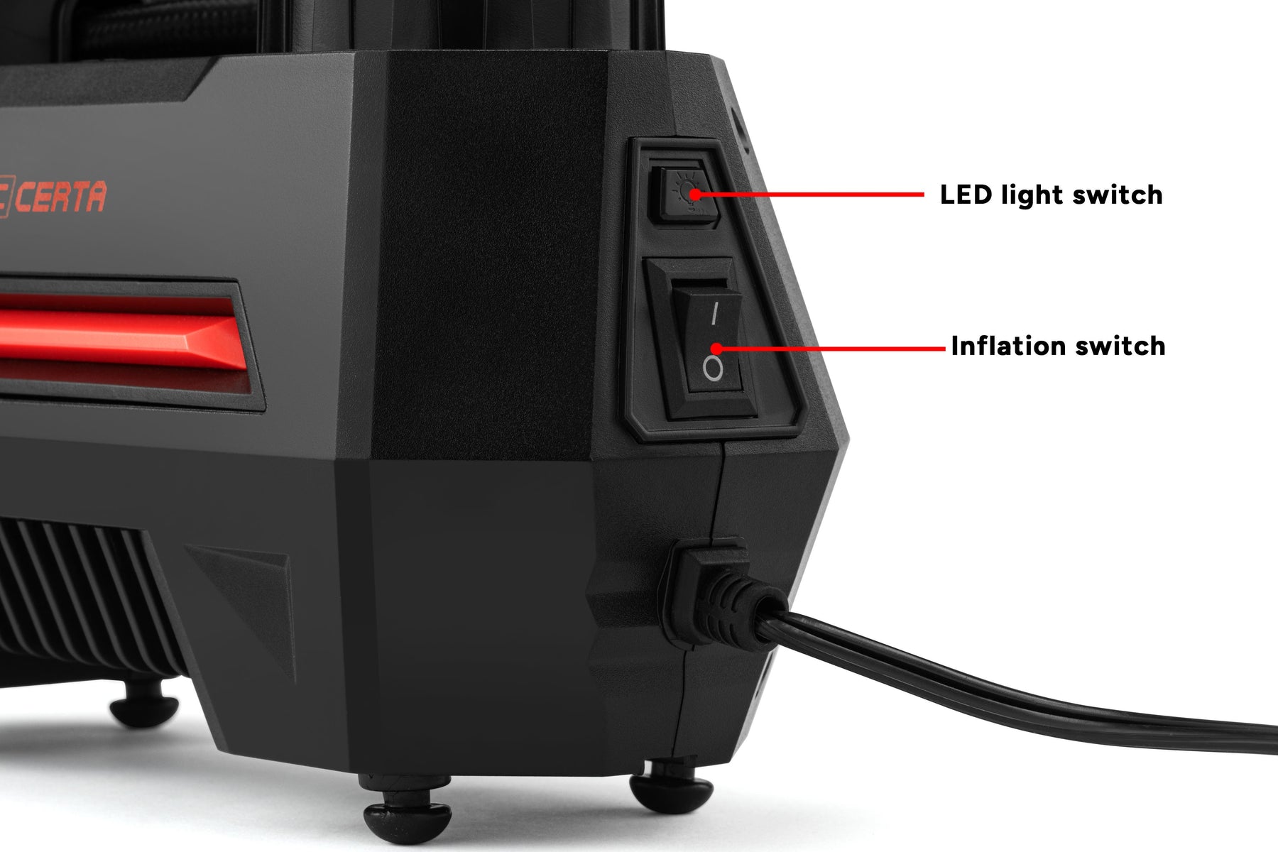 Certa Portable Air Compressor Pump Tyre Inflator - SuperSaverAU - view 8