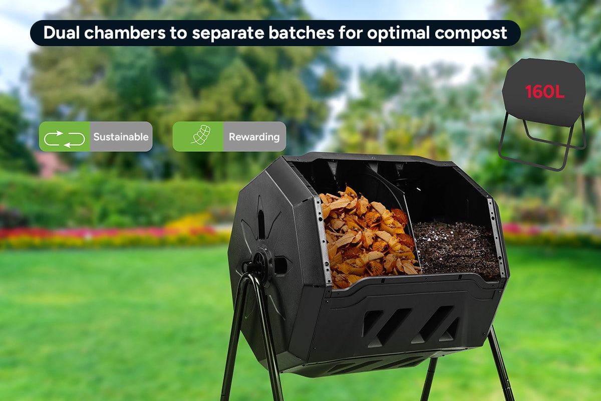 Certa 160L Outdoor Tumbling Compost Bin