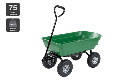 Certa 75L Garden Poly Dump Cart