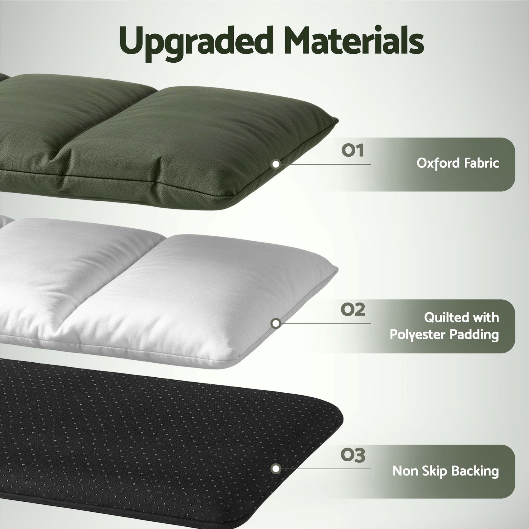 i.Pet Outdoor Dog Bed Large Foldable Travel Mat - Green