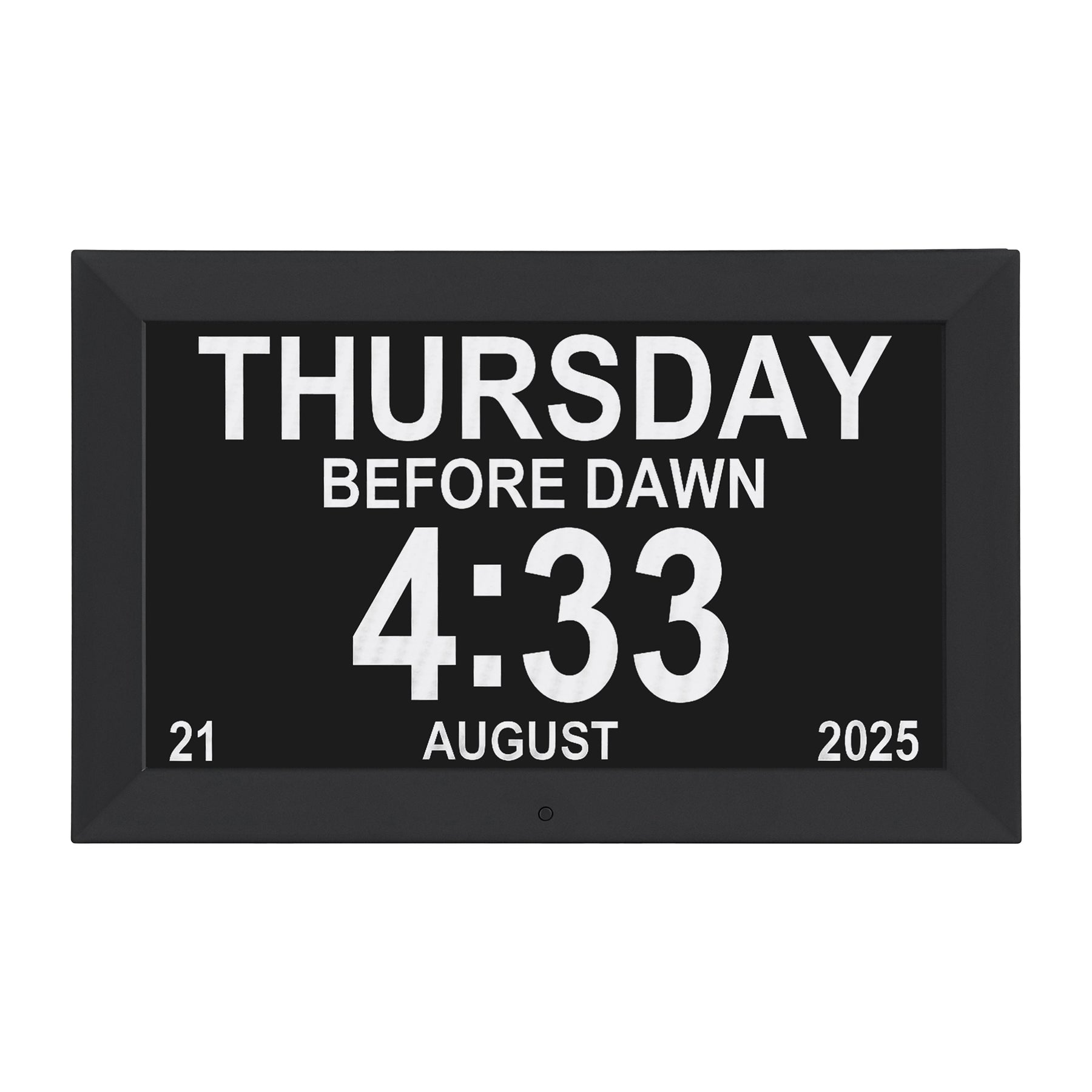 Artiss 10-inch Digital Day Clock with Alarms, Reminders, Photo Frame, Black - SuperSaverAU - view 4