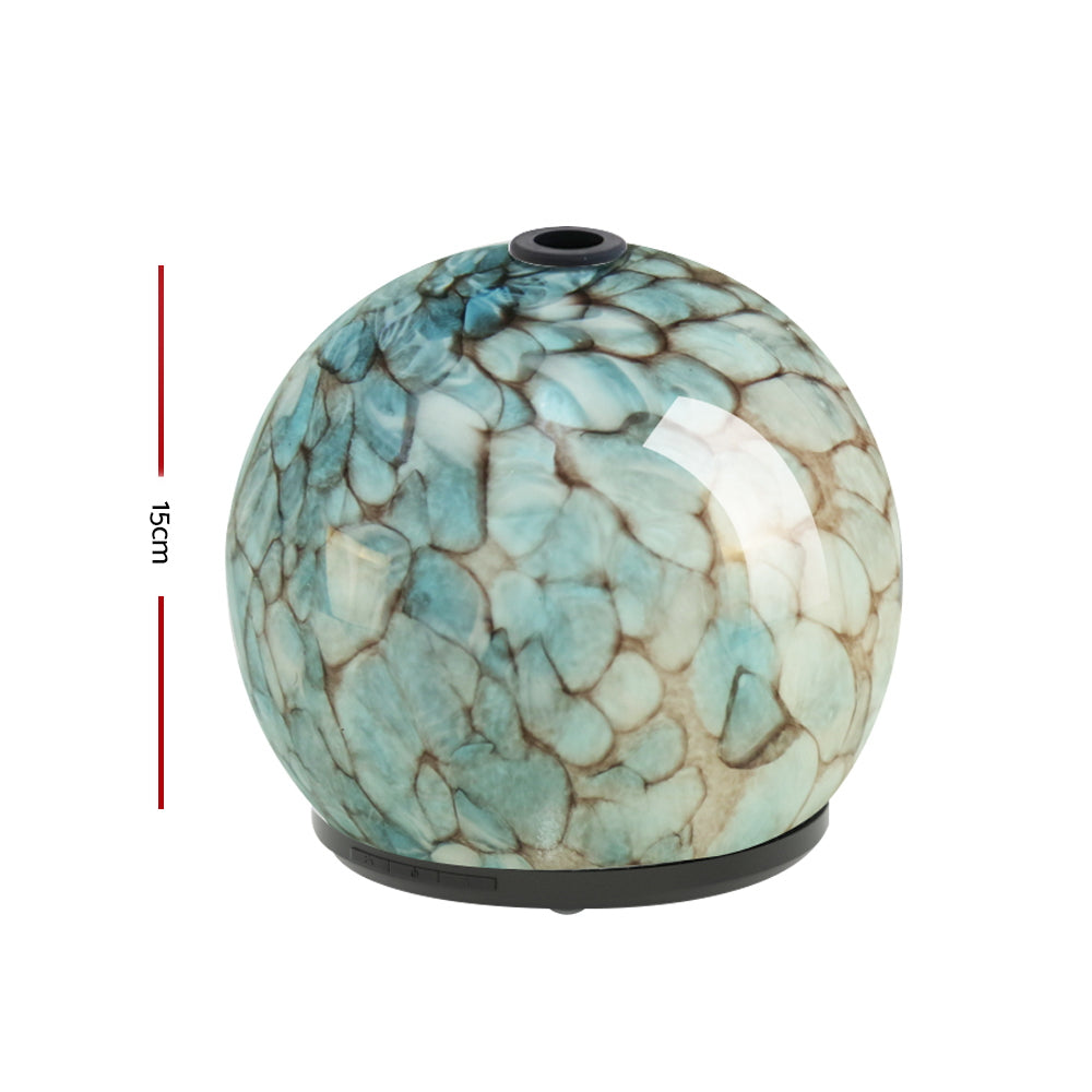 Devanti Aroma Diffuser Aromatherapy Glass 240ml - SuperSaverAU - view 2