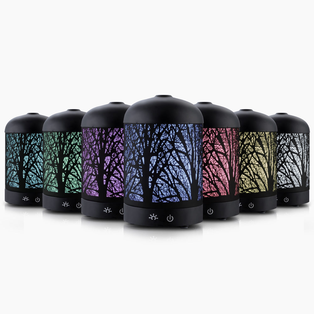 Devanti Aroma Diffuser Aromatherapy Black 160ml - SuperSaverAU - view 1