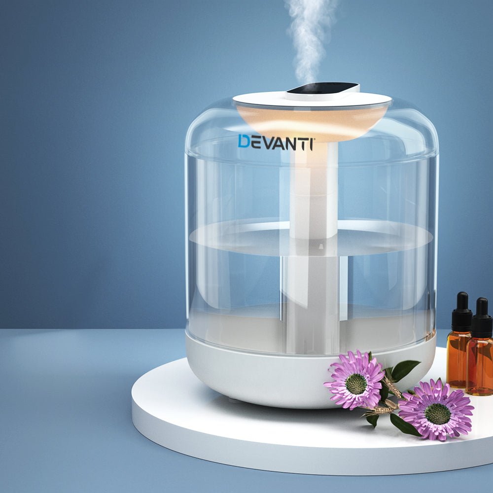 Devanti Ultrasonic Aroma Diffuser 1L - Humidifier, Purifier, Night Light - SuperSaverAU - view 8