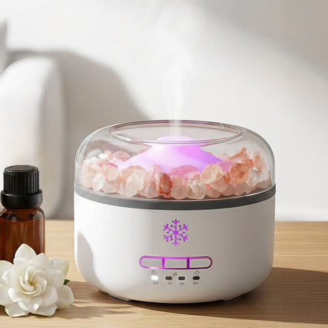Devanti 150ml Salt Lamp Aroma Diffuser with 14 LED Colours