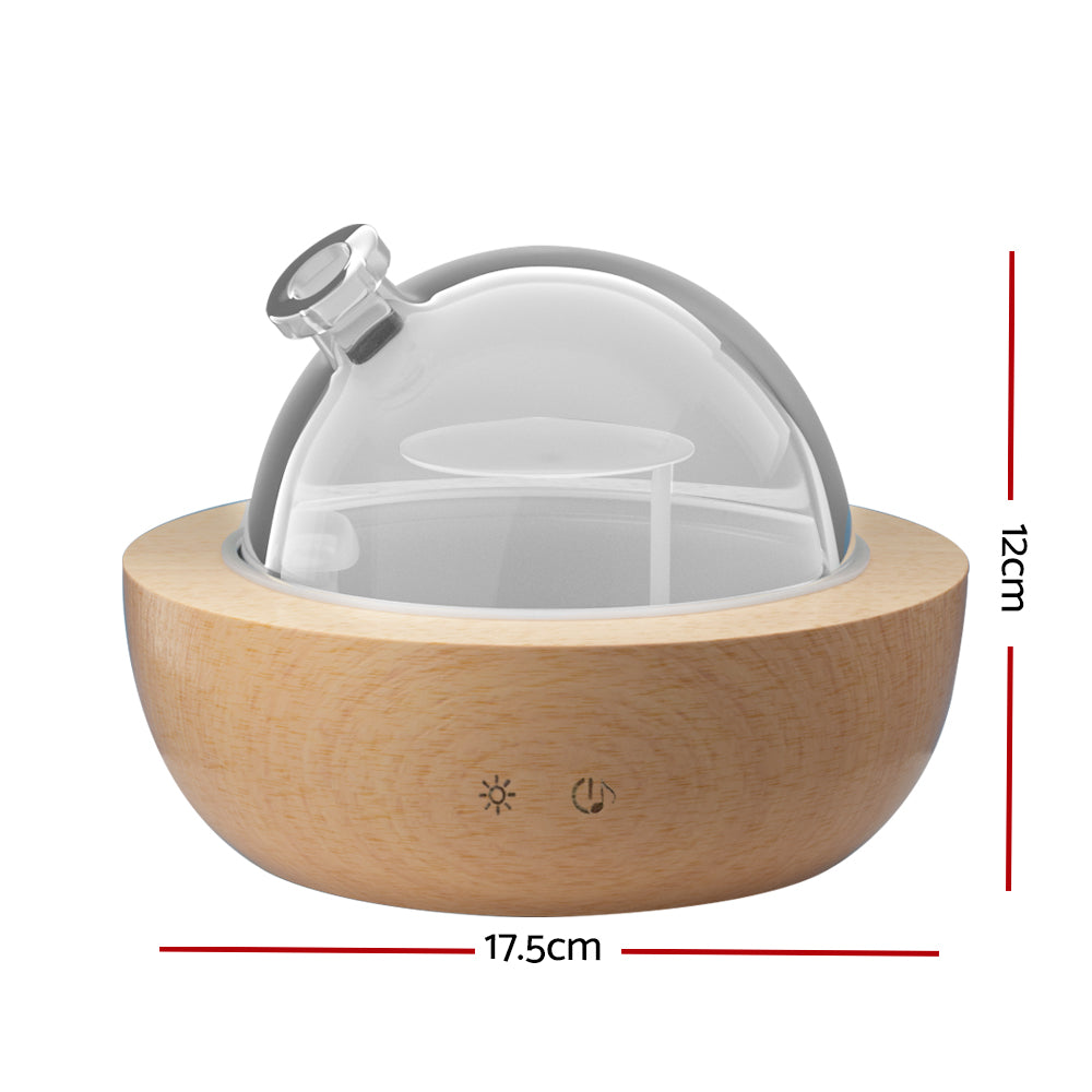 Devanti Aroma Diffuser 200ml - Ultrasonic, 4-in-1, 7-Colour LED Night Light - SuperSaverAU - view 2
