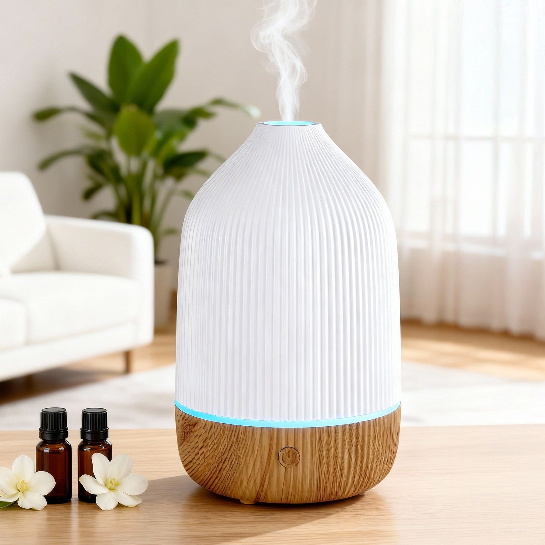 Devanti Ultrasonic Aroma Diffuser 100ml, 7-Colour LED, Humidifier, Night Light - SuperSaverAU - view 1